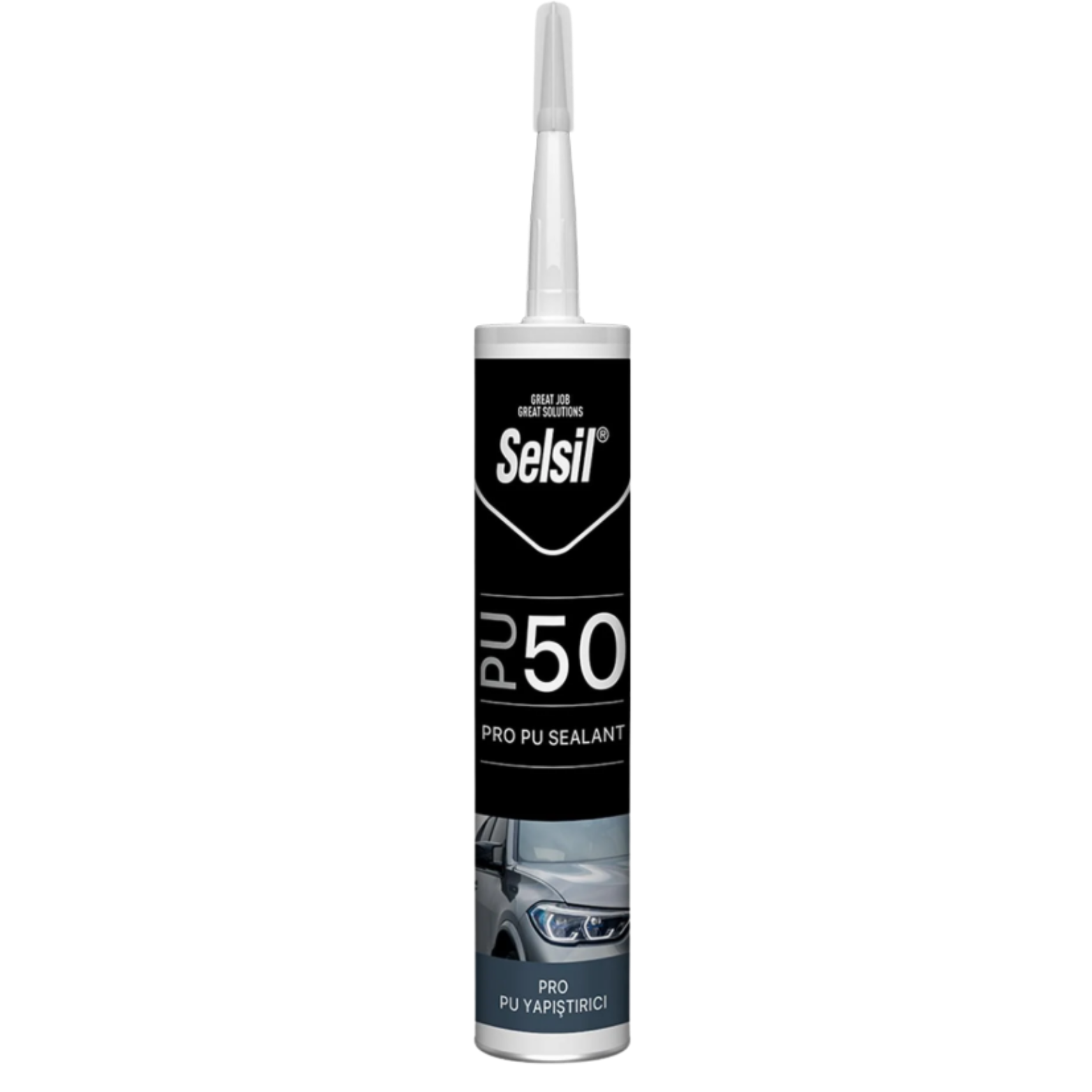 SELSİL PU MASTİK 50 SHA 280 ML SİYAH
